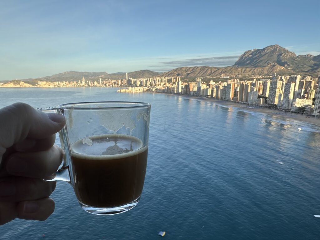 Kafe na terase v Benidormu