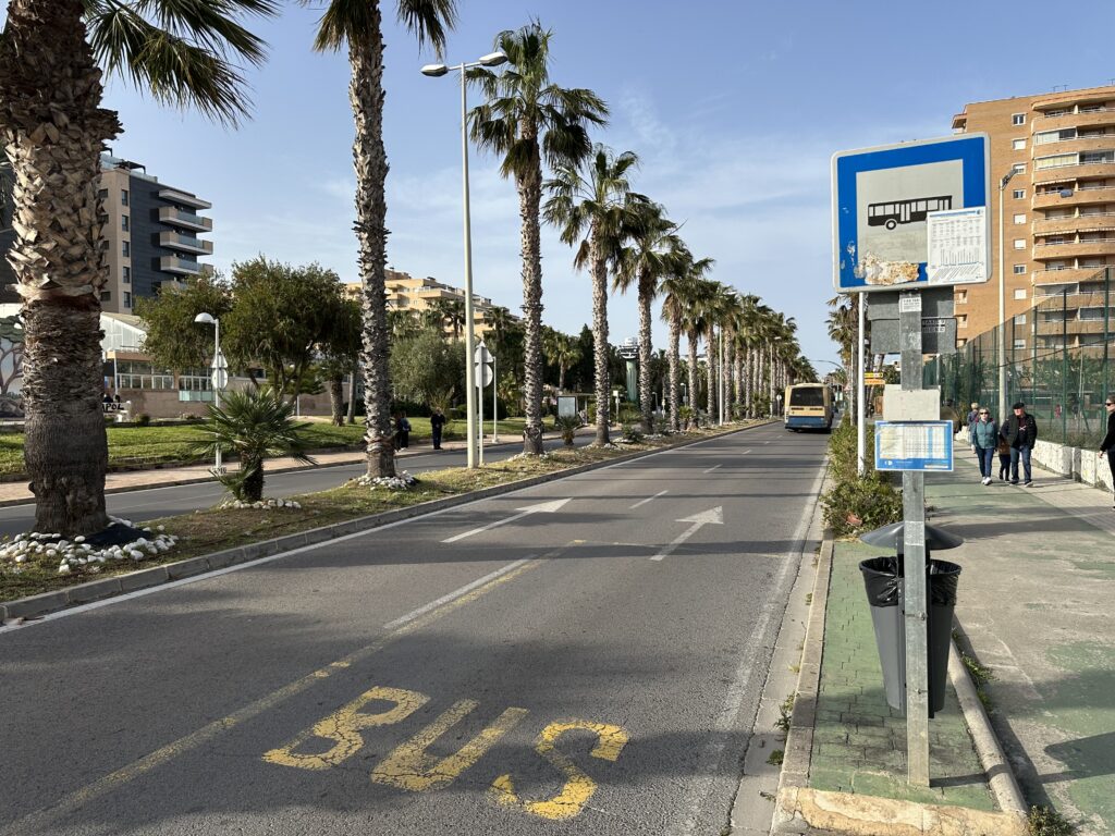 Zastávka kousek od apartmánu